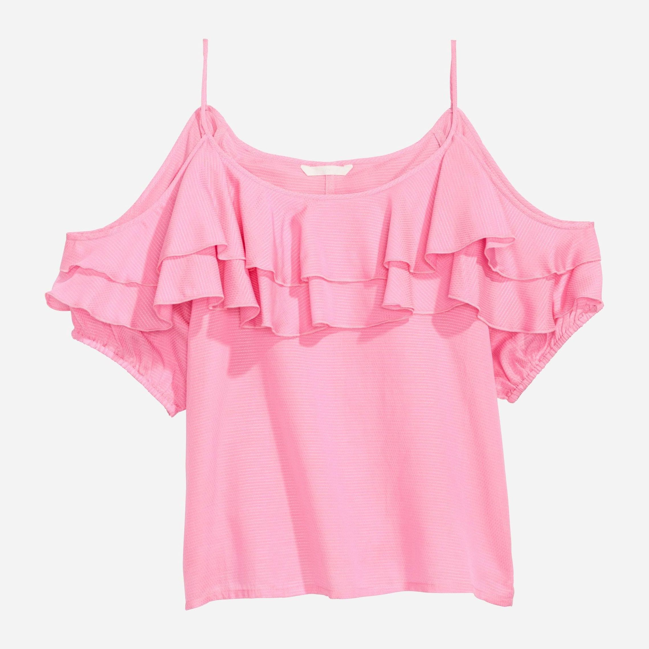 

Топ H&M 6067387-ACWG 38 Розовый