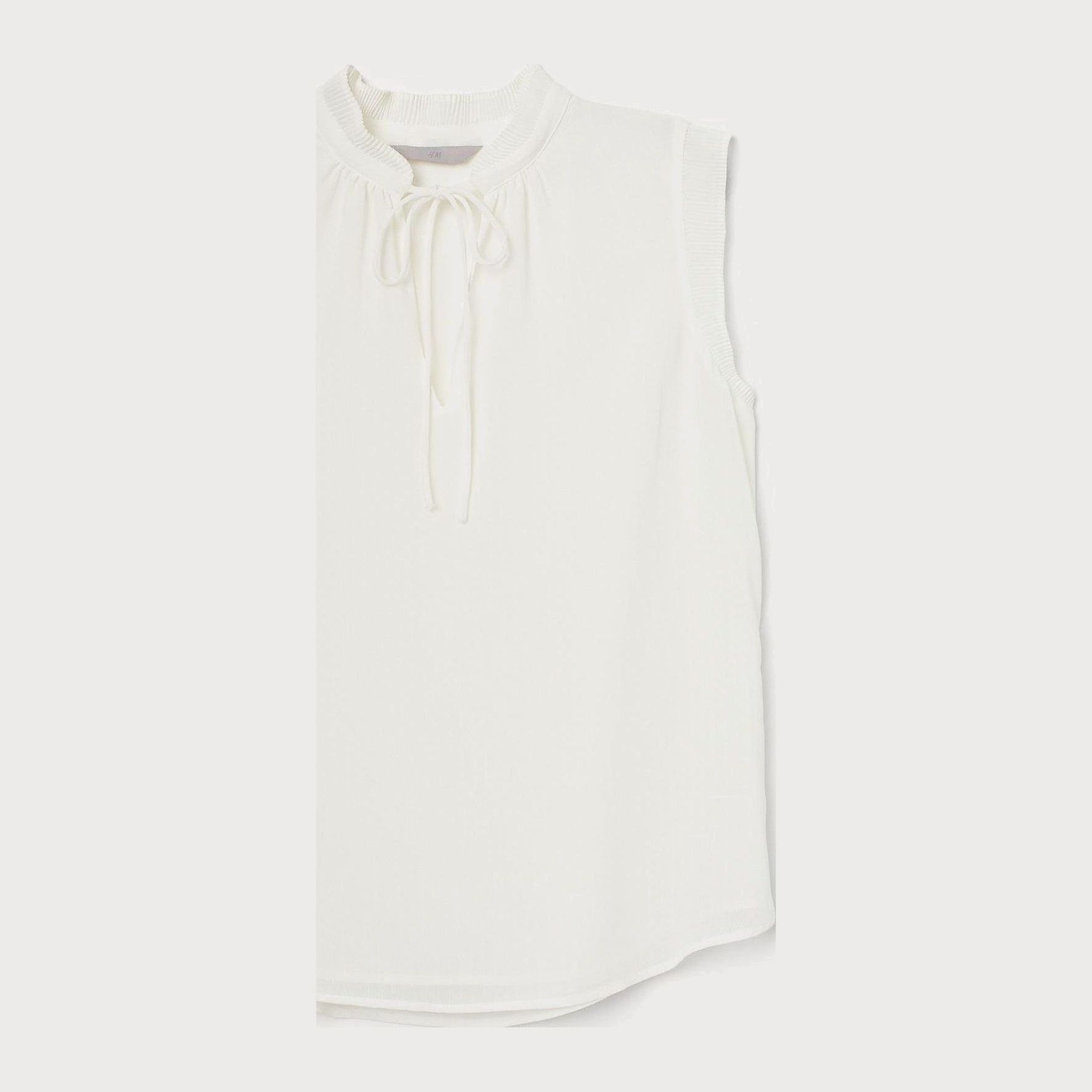 

Блузка H&M 8576901-ABAK 42 Молочная