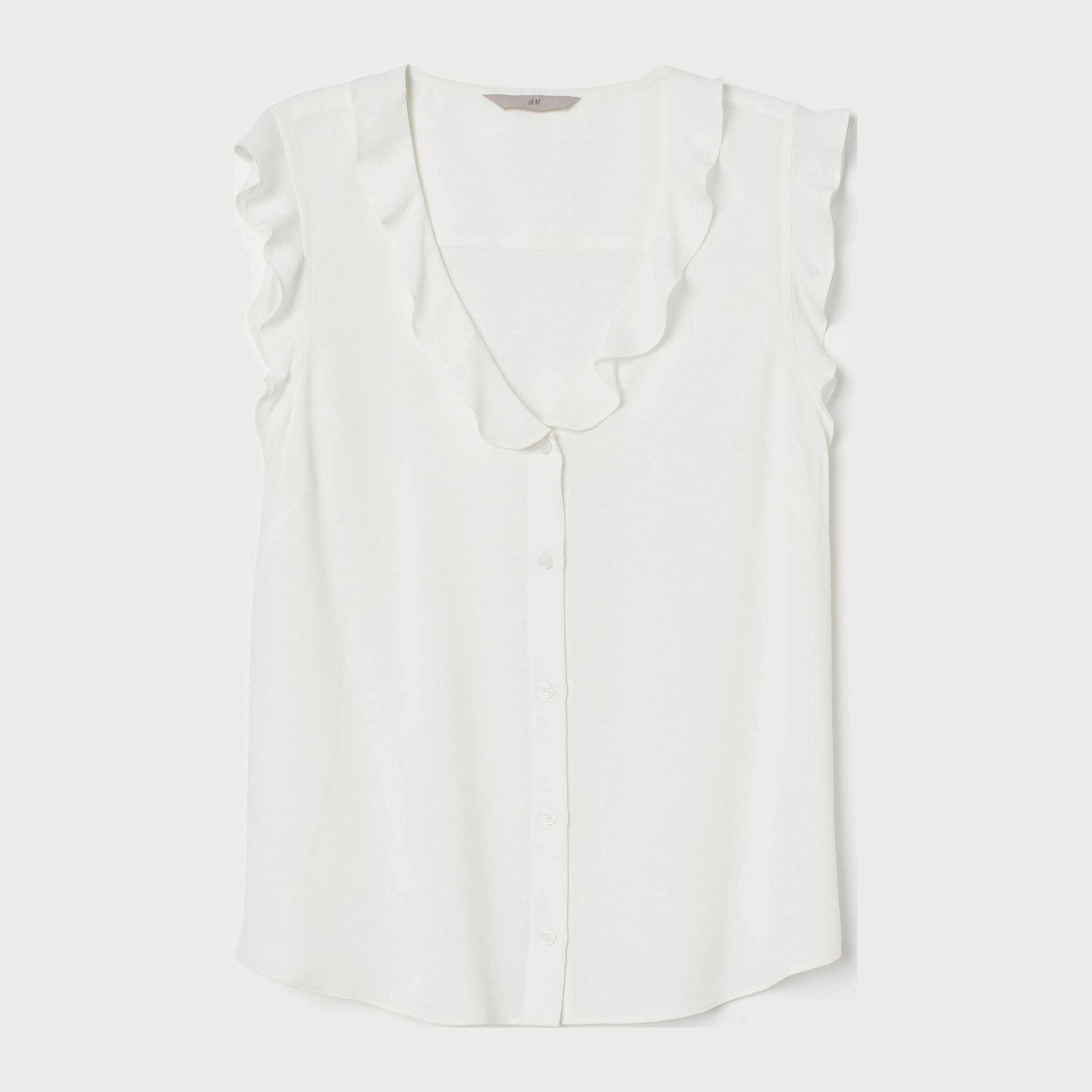 

Блузка H&M 8617651-ACTS 40 Белая