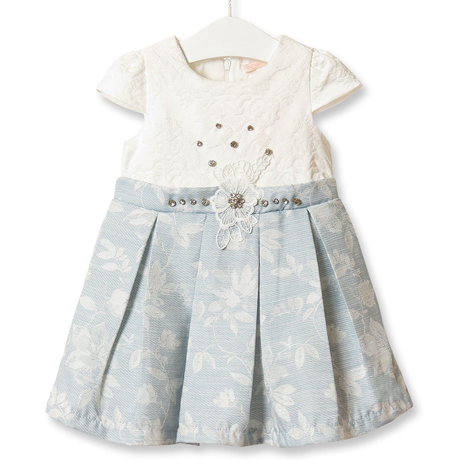 

Платье для девочки Цветочный узор, голубой Baby Rose (104) Голубой (52165)