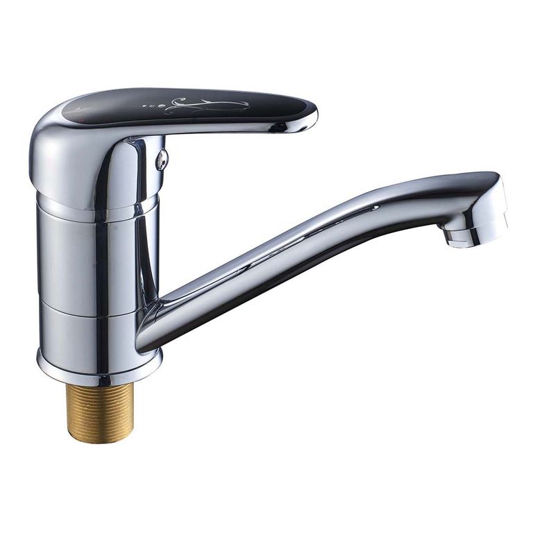 

Смеситель Для Кухни Haiba Magic 555 (15 См) С Черной Ручкой (Hb0671)