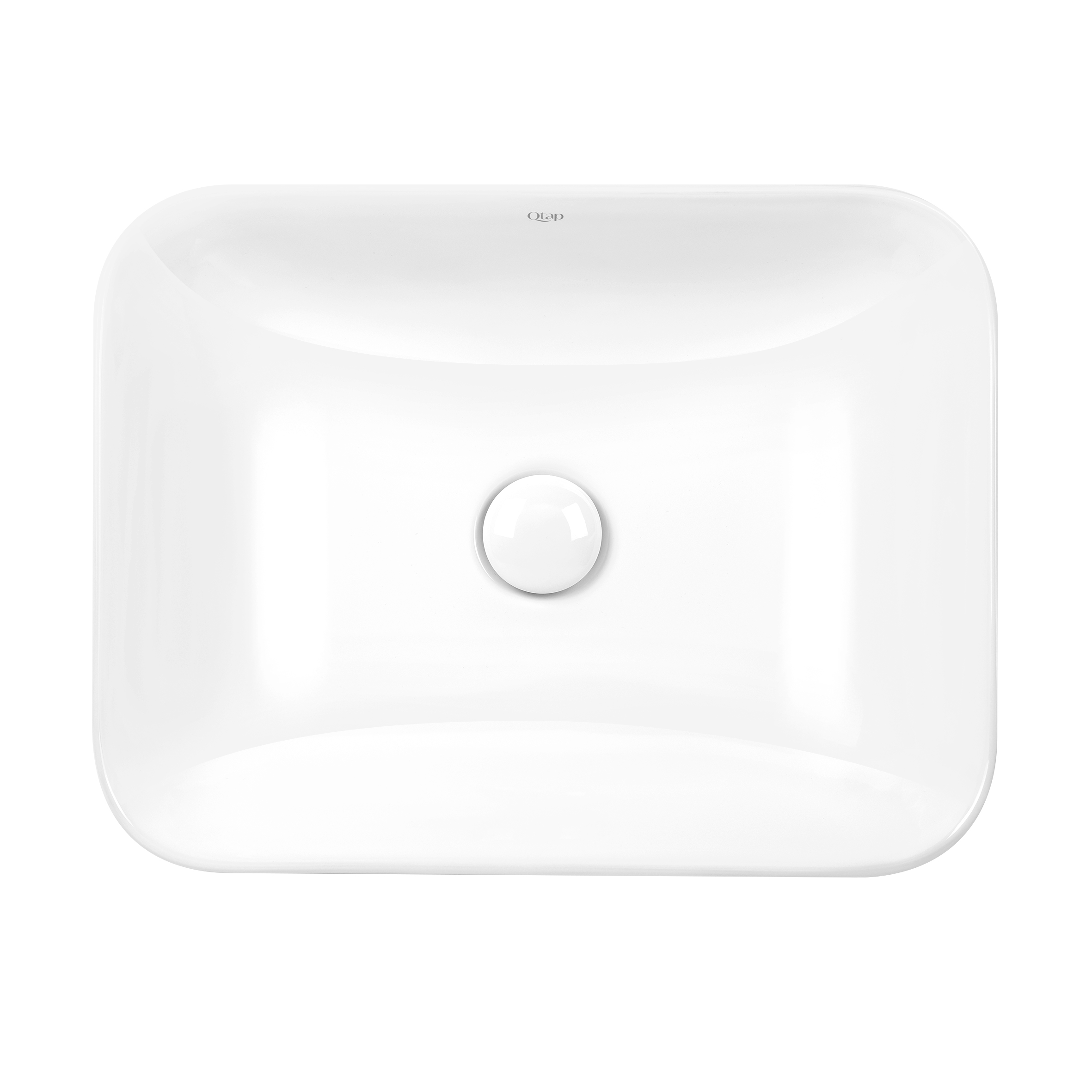 

Умывальник (Раковина) Qtap Scorpio С Донным Клапаном Qt1411K490W