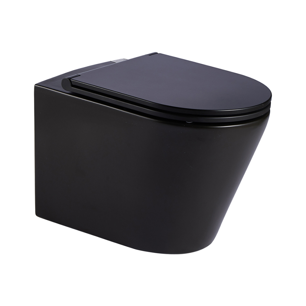 

Унитаз Подвесной Qtap Scorpio Безободковый С Сидением Slim Soft-Close Qt1433053Ermb