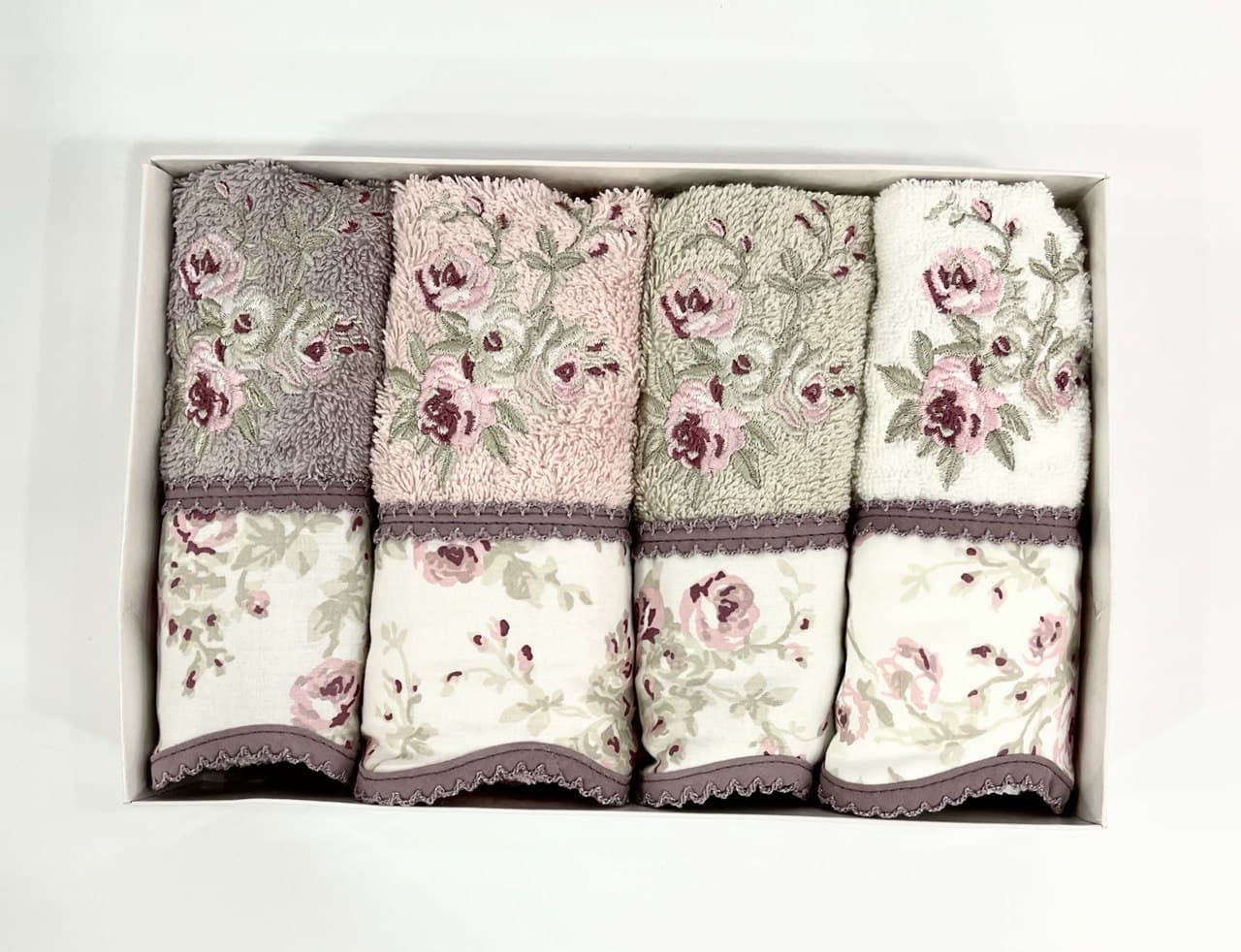 

Полотенца Maison D'or Хлопок-бамбук 100 Lady Roses 30 x 50 темно розовый