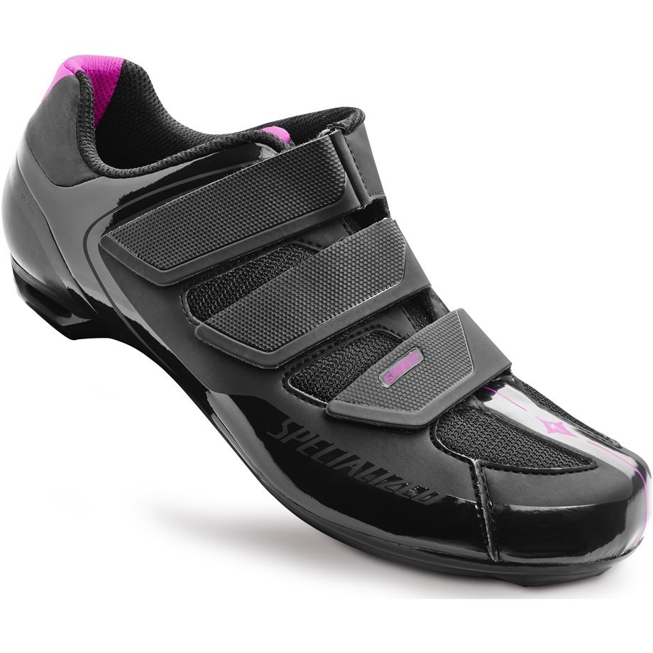 

​Велотуфли женские шоссейные Specialized Spirita Body Geometry black-pink EU 37