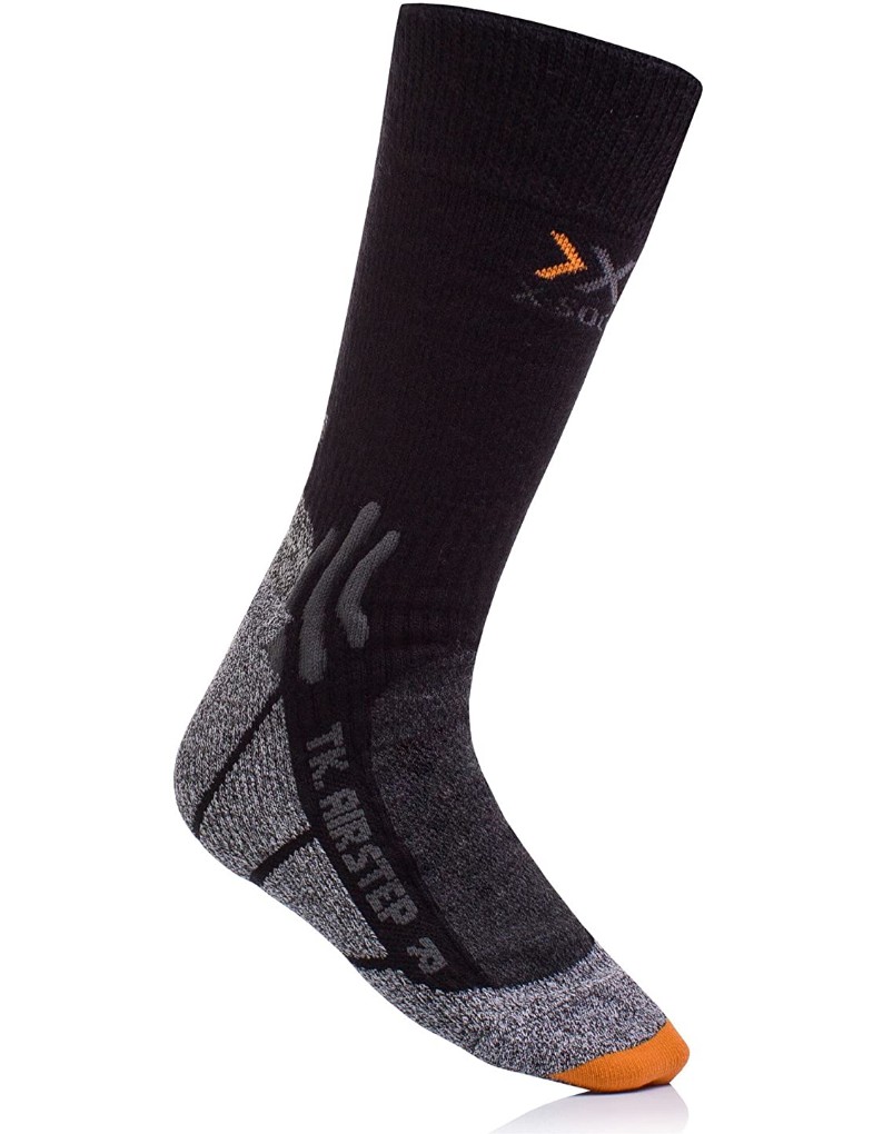

​Носки трекинговые X-Bionic X-Socks® Trekking Air Step черно-серые EU 45-47