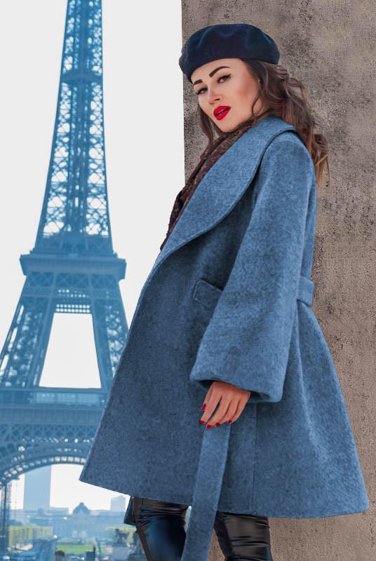 

Fashions • Пальто Sabrina Fashions 58 голубой (4555-лб)