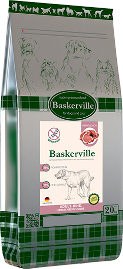 

Cухой корм для собак Baskerville HF Adult без зерновой мясо говядины 20 кг