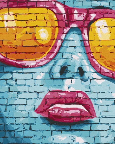 

Картина по номерам "STREET ART GIRL" 40*50 СМ