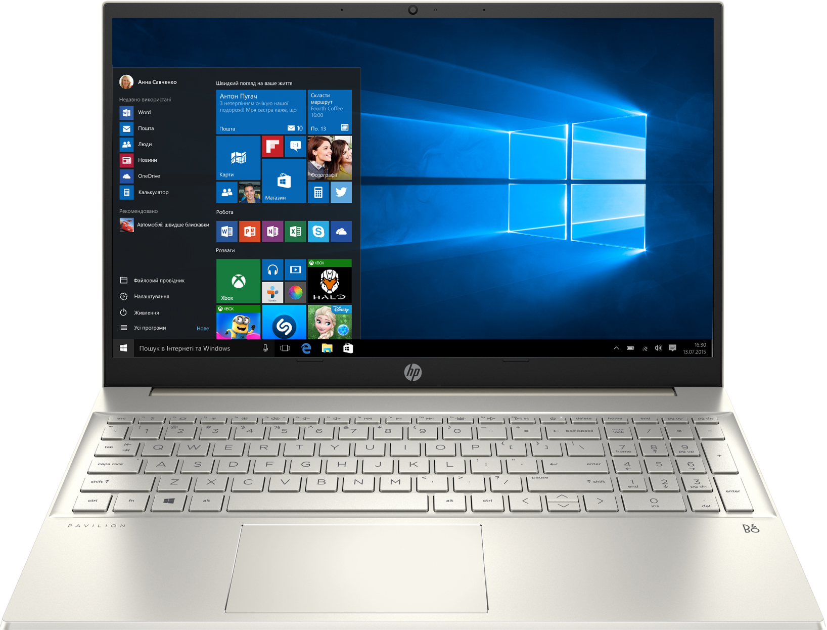 

Ноутбук HP Pavilion 15-eh1041ua (422K5EA) Gold