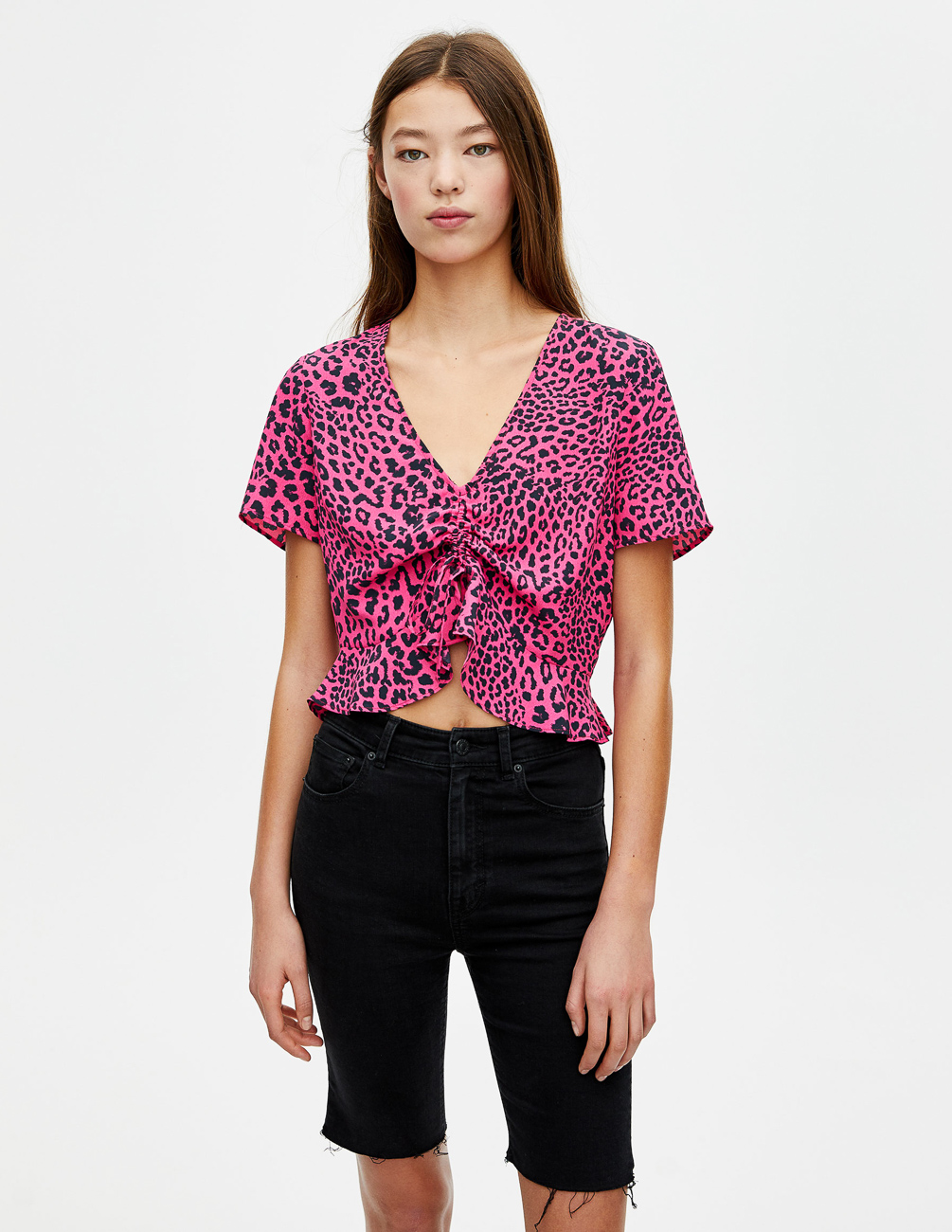 

Блуза PULL & BEAR Ж1066294 (5470/364/640) цвет розовый, Блуза PULL & BEAR Ж1066294 (5470/364/640) цвет розовый M