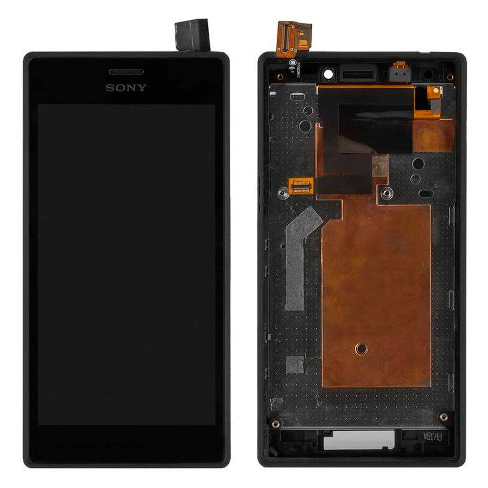 

Дисплейный модуль Sony D2302 Xperia M2 Dual Original PRC в рамке