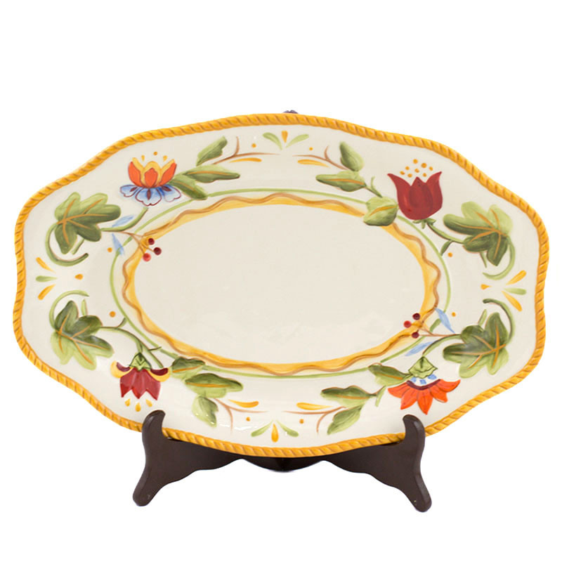 

Блюдо Италия Fitz&Floyd Тюльпаны 38х25х3 см