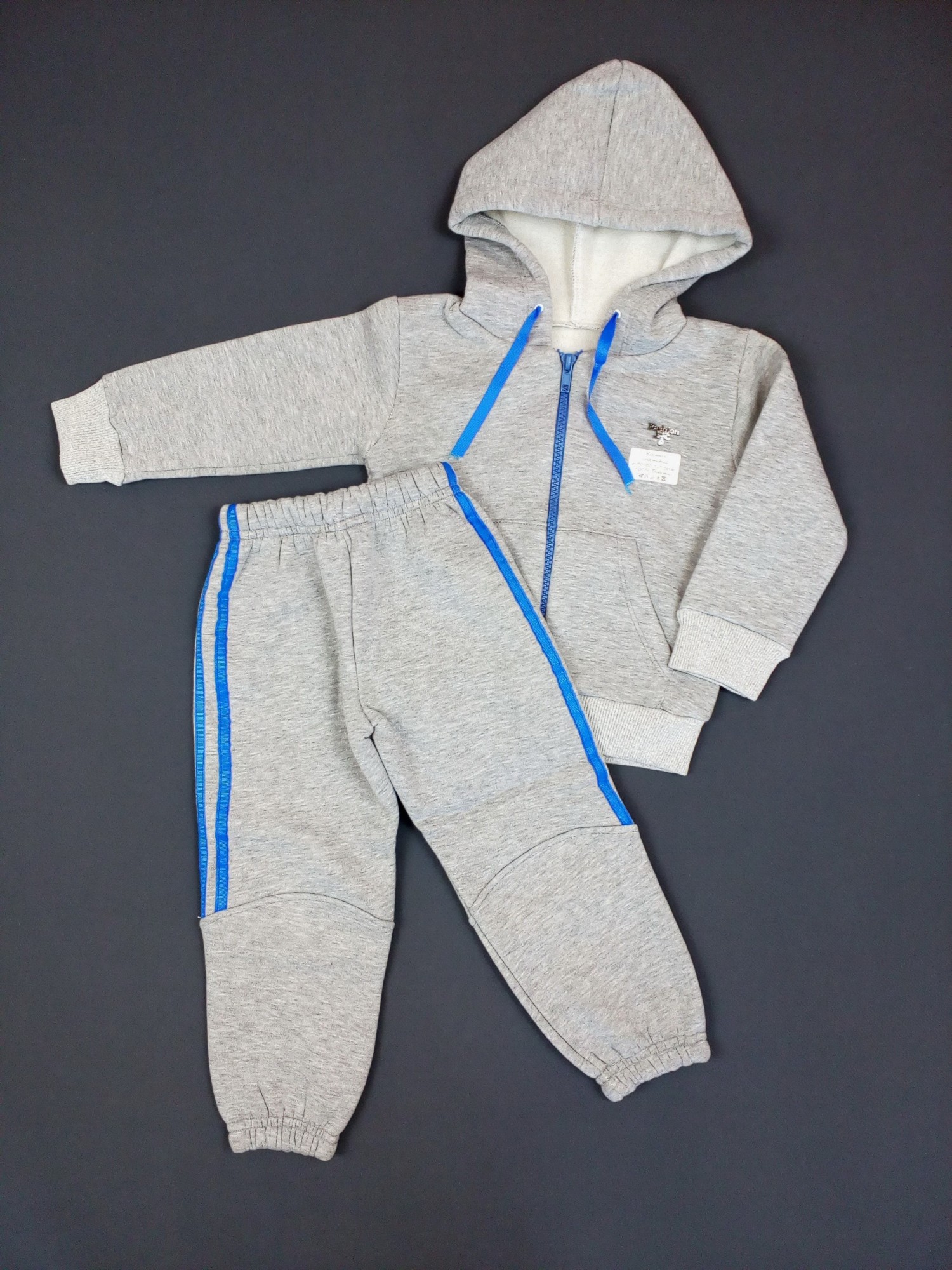 

Костюм спортивный кофта + штаны Baby Life 80-86см серый 21-16