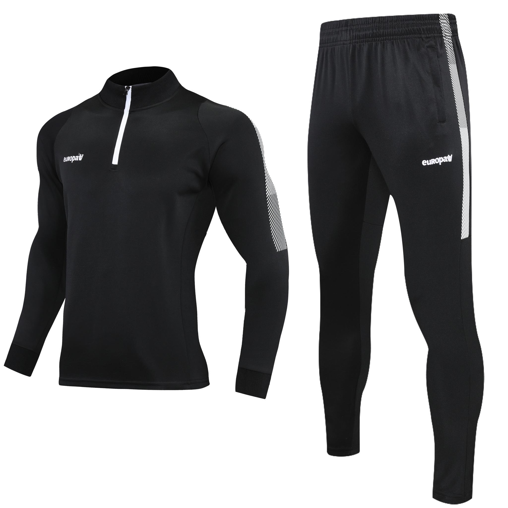 

Спортивный костюм Europaw Limber Up 2101 Short zipper чёрно-белый, Спортивный костюм Europaw Limber Up 2101 Short zipper чёрно-белый [L]