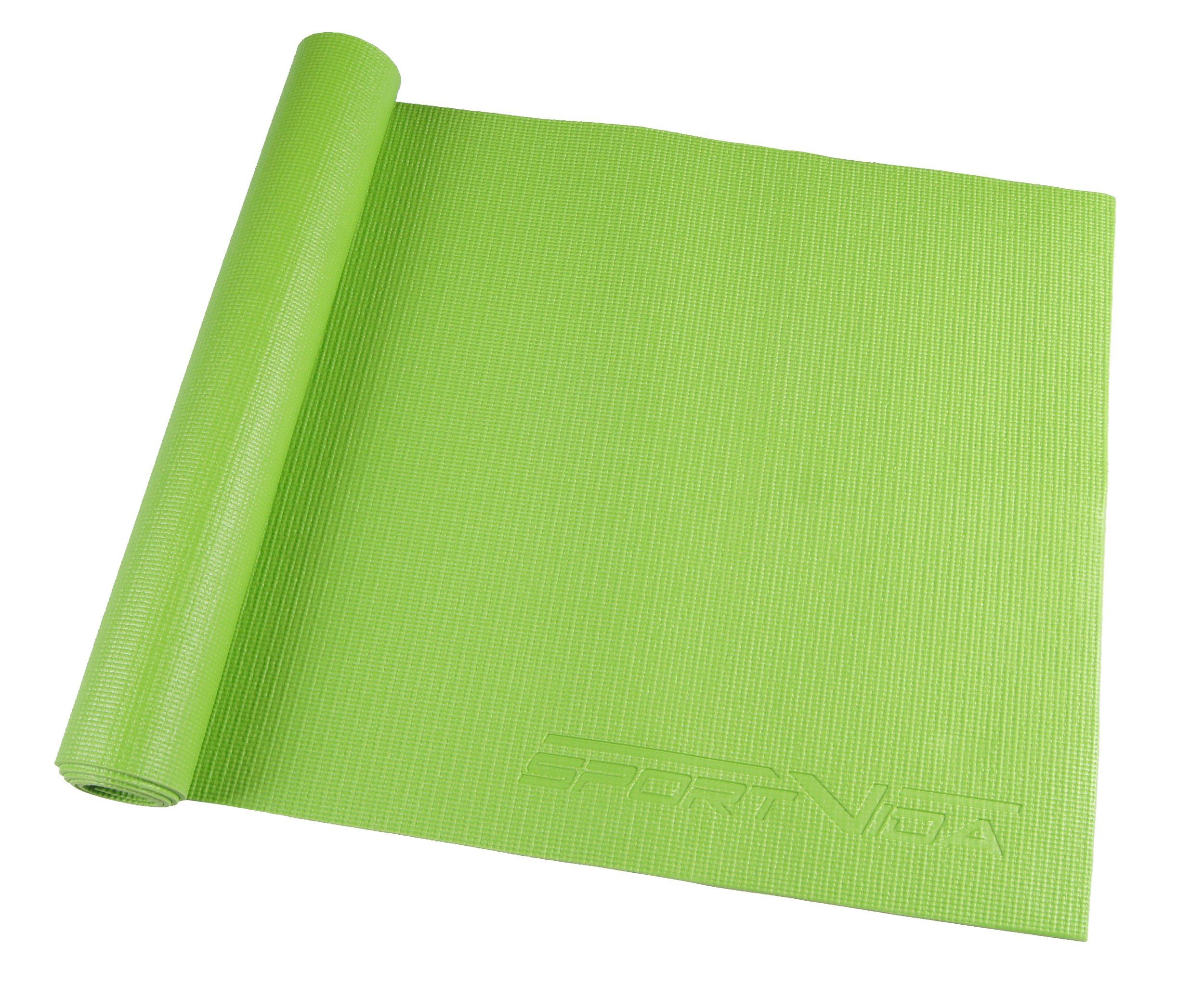 

Коврик (мат) для йоги и фитнеса SportVida PVC 4 мм SV-HK0050 Green