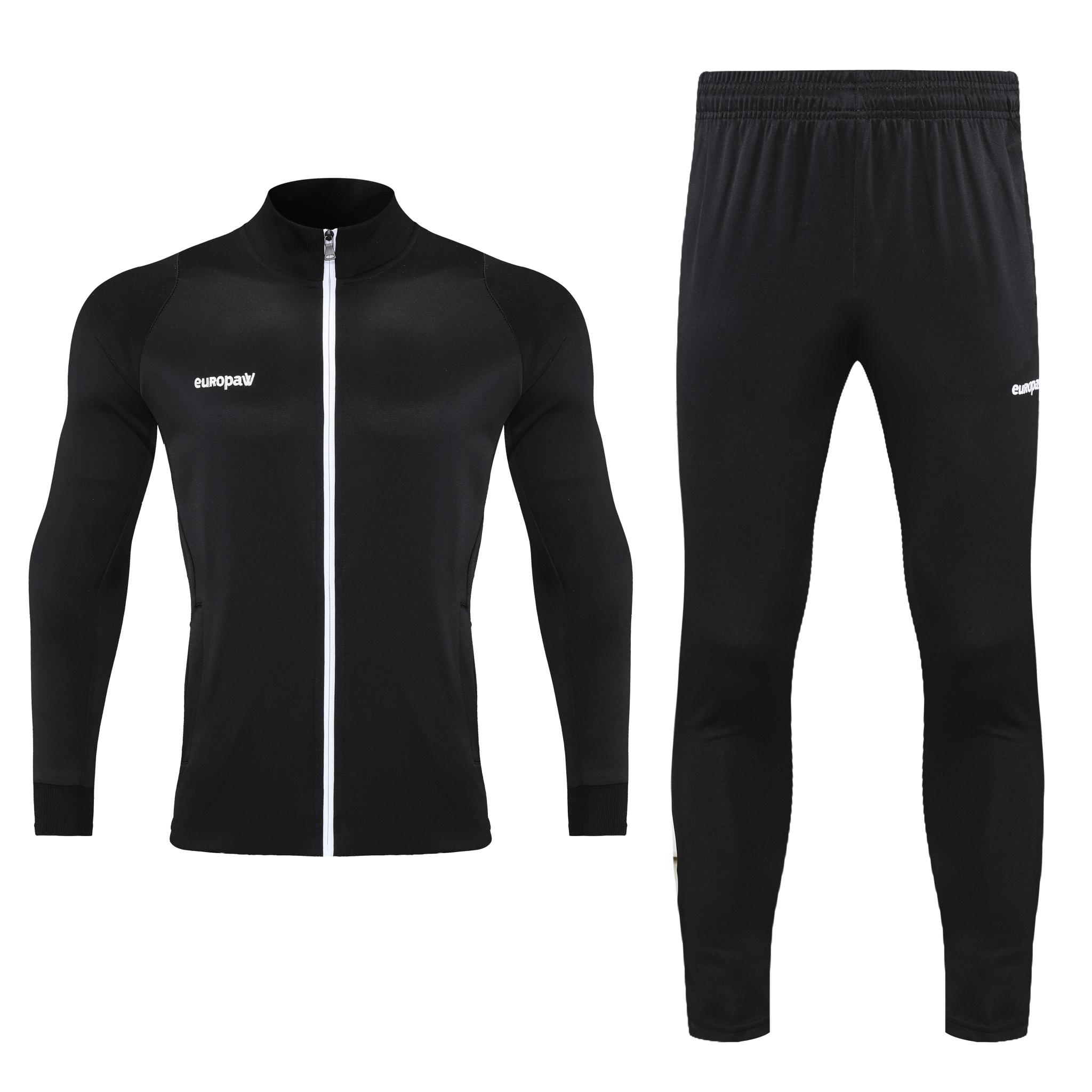 

Спортивный костюм для детей Europaw Limber Up Kid 2101 Long zipper чёрно-белый [3XS]