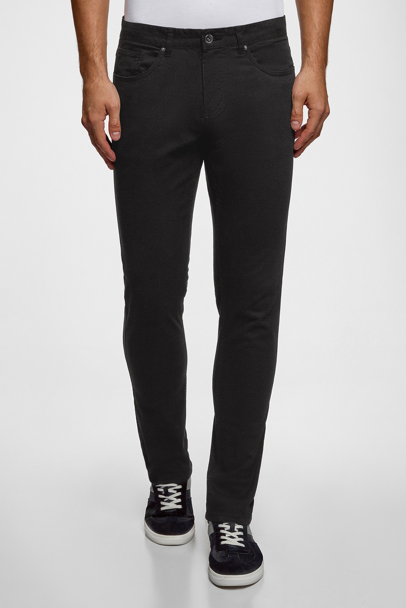 

Мужские черные чиносы Oodji -182 2B120012M/39622N/2900N, Мужские черные чиносы Oodji 42-182 2B120012M/39622N/2900N