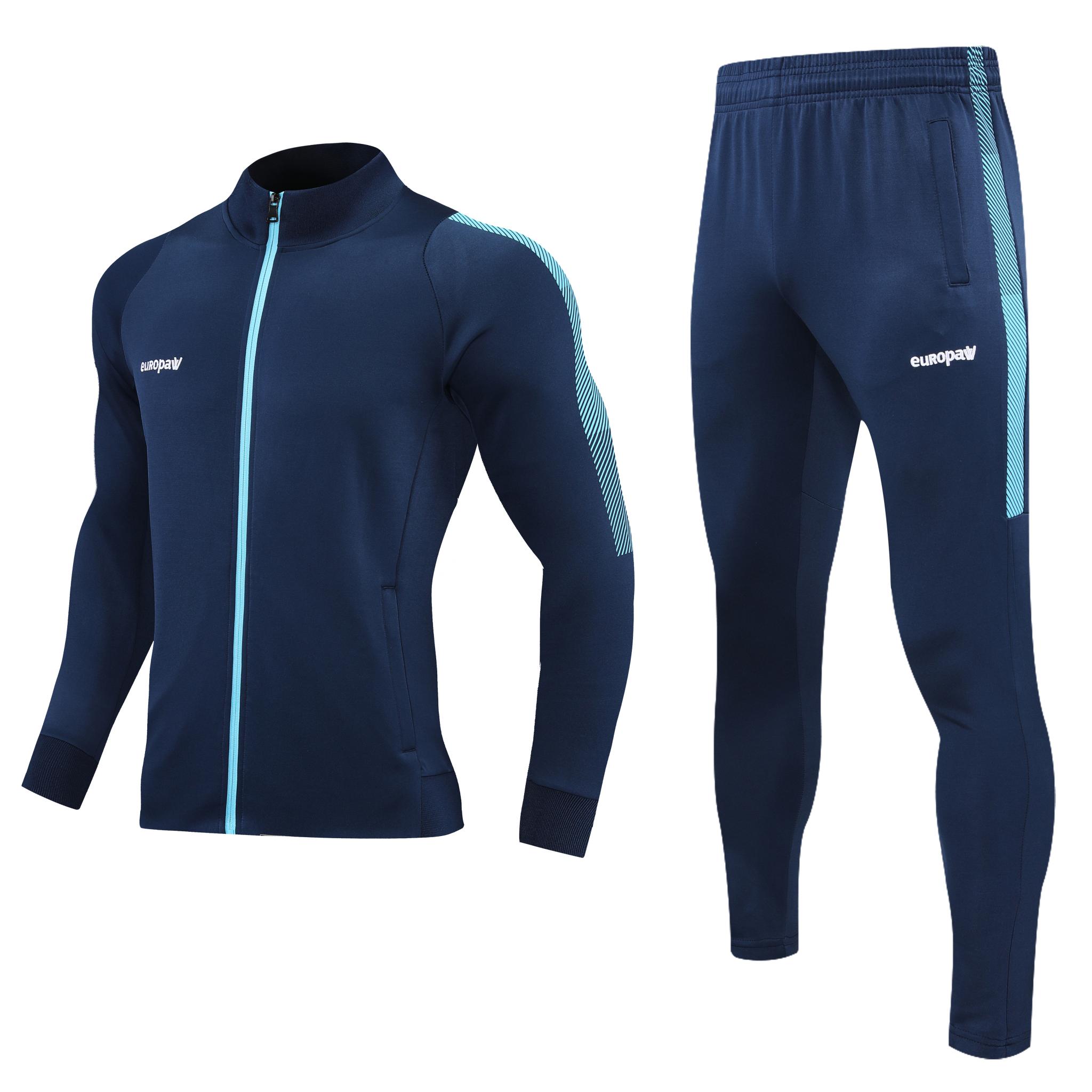 

Спортивный костюм для детей Europaw Limber Up Kid 2101 Long zipper темно-сине-голубой [3XS]
