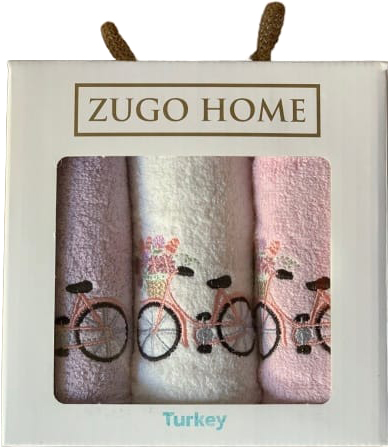 

Набор кухонных полотенец Zugo Home Bike V1 30x50 3 шт (ts-01898)