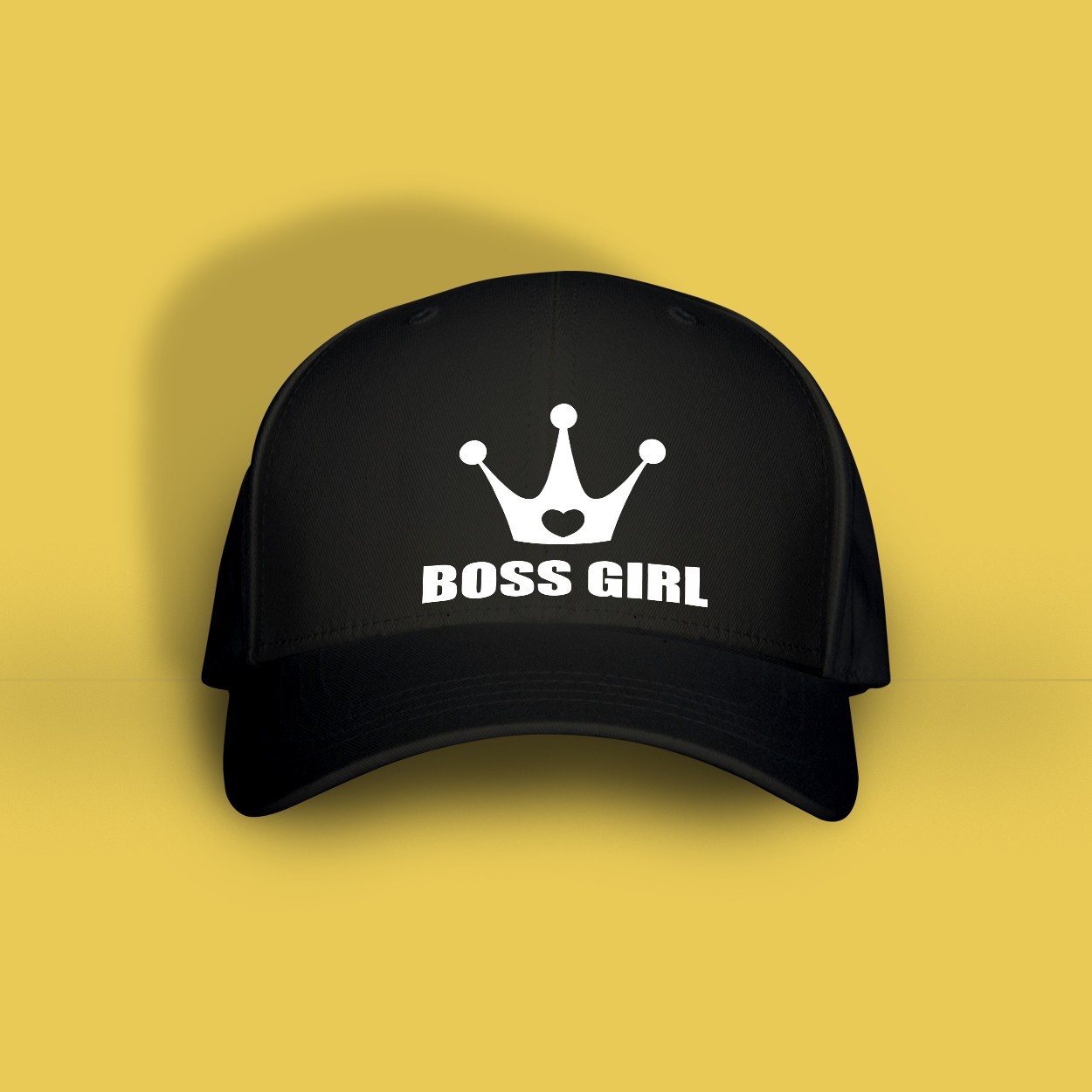 

Кепка з написом Just Print It Boss girl, чорна