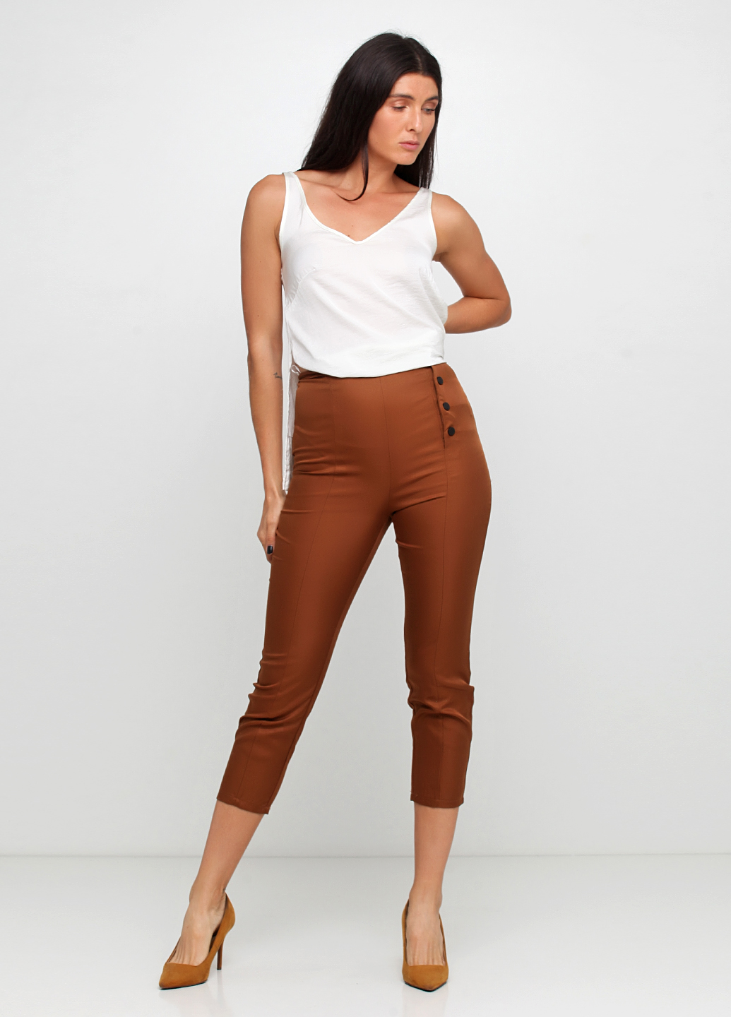 

Брюки boohoo  Коричневый RF1132213_01, Брюки boohoo 34 Коричневый RF1132213_01