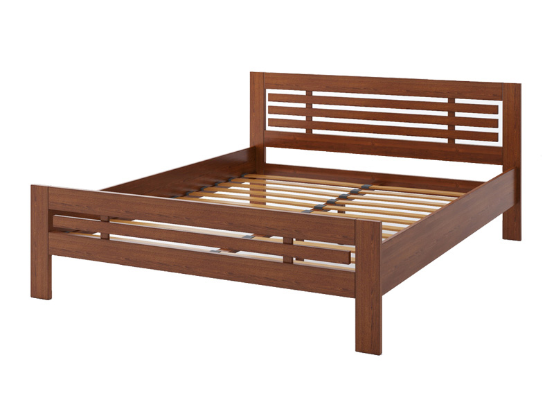 

Кровать Camelia Фрезия из массива сосны 180х200 орех