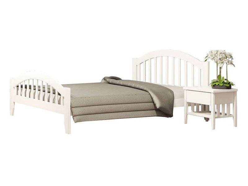 

Кровать Camelia Мелиса из массива дуба 120х200 белый