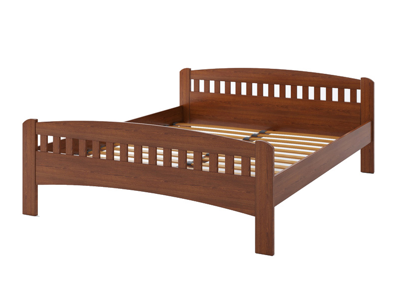

Кровать Camelia Розалия из массива бука 120х200 орех