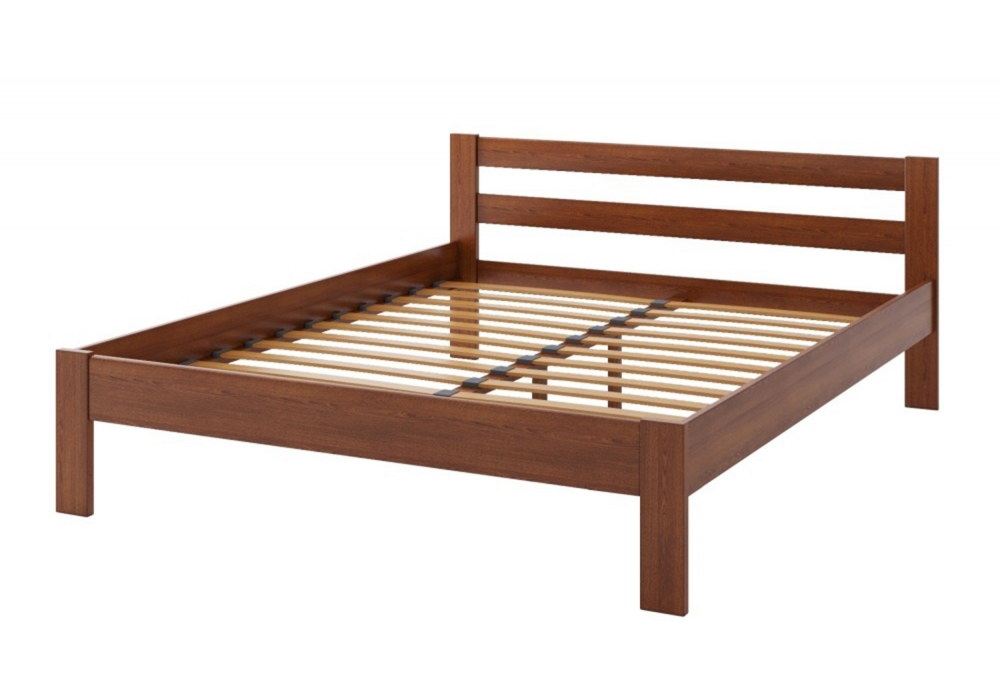 

Кровать Camelia Альпина из массива сосны 90х200 орех