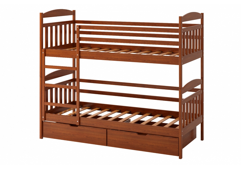 

Кровать двухъярусная Camelia Алтея из массива бука 90х200 цвет светлый орех