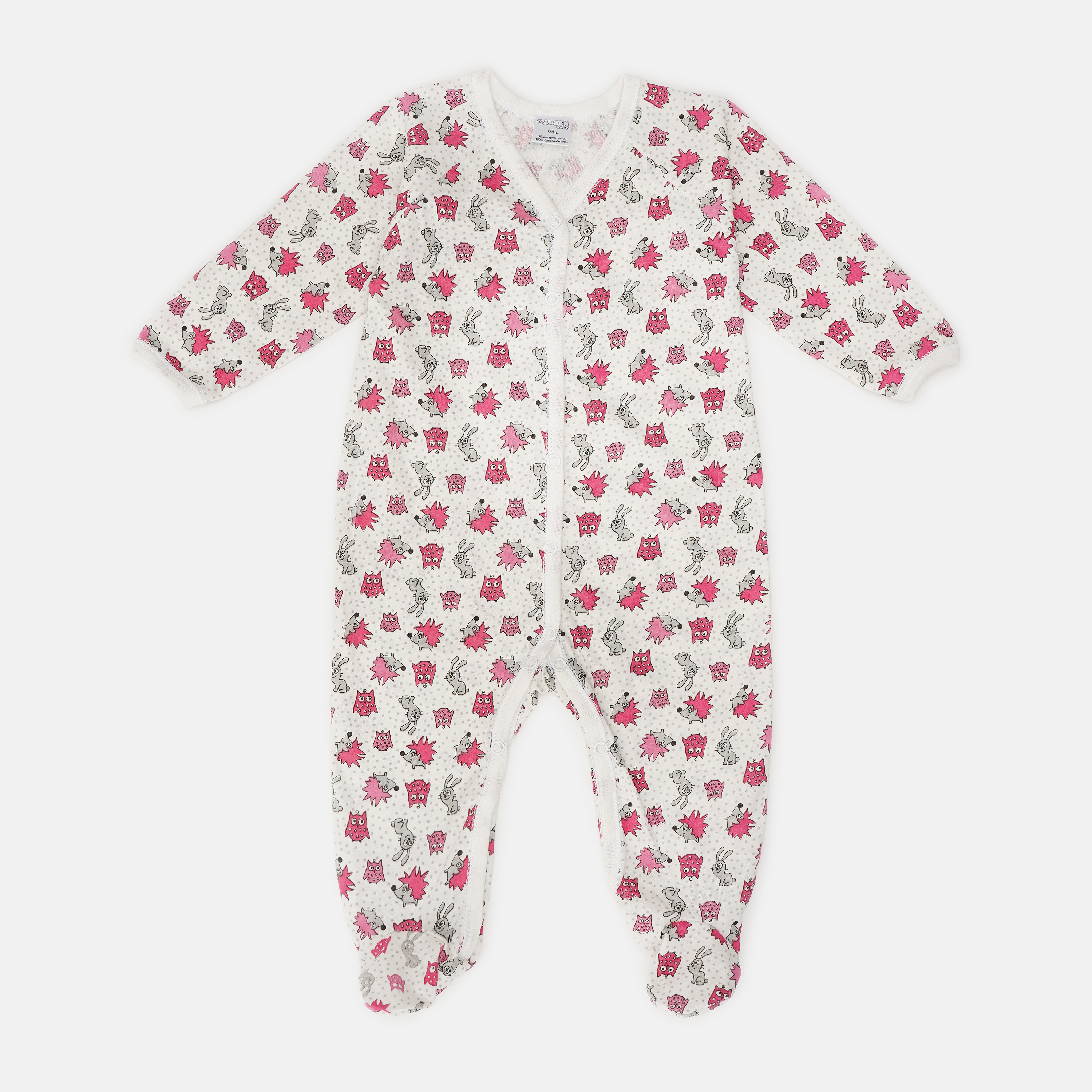 

Человечек Garden Baby 10254-03 74 см Ежики розовые