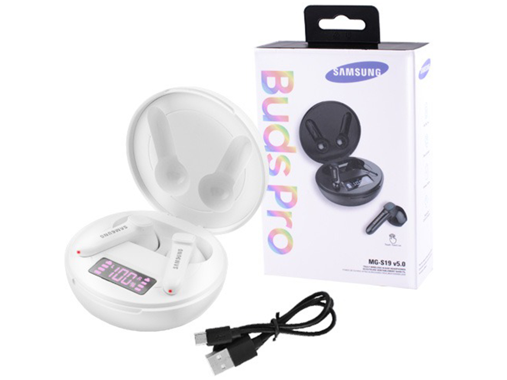 

Наушники Samsung Buds Pro MG S19 bluetooth беспроводные Белый (1009-033-02)