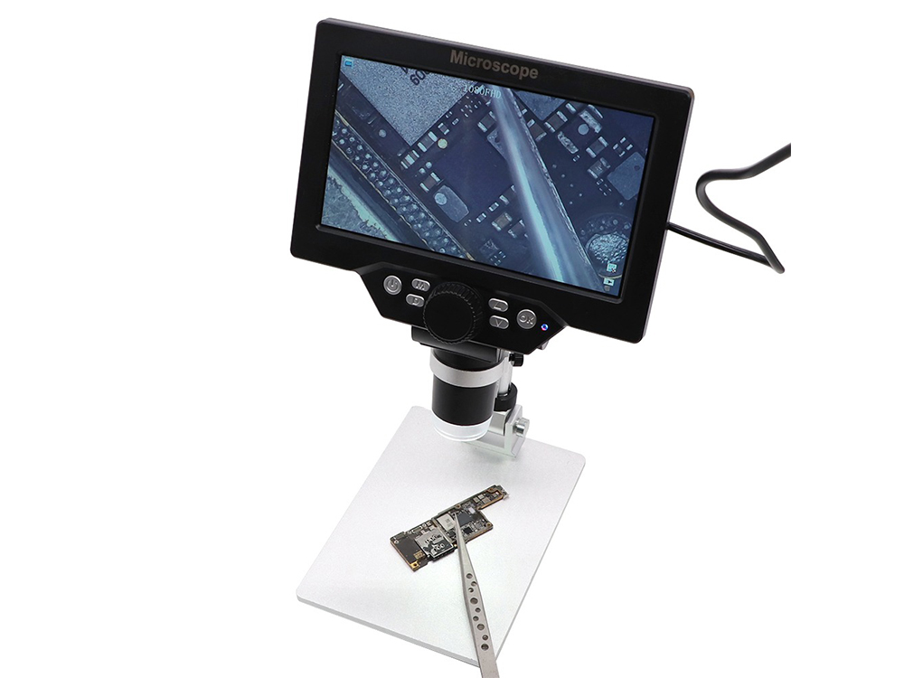 

Микроскоп для ремонта Andonstar Цифровой USB 1200X 12MP Черный (1009-229-00)
