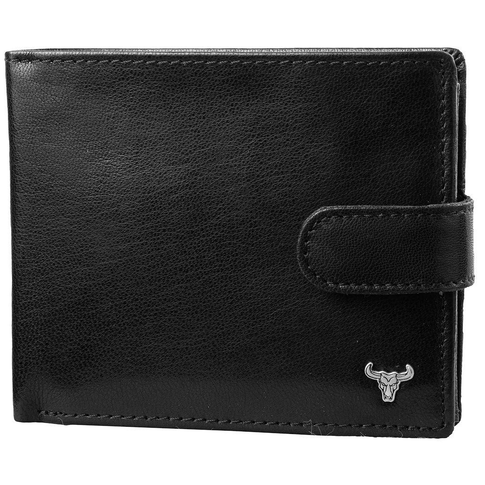 

Мужское кожаное портмоне (DNKN992L-BW-black) Buffalo Wild 13х10х2,5 см Коричневый 000157601