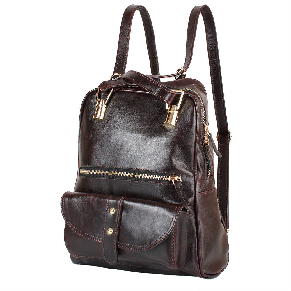 

Женский кожаный рюкзак (LK-DM229-dark-bordeaux) Laskara 37х30х11 см Бордовый 000157163