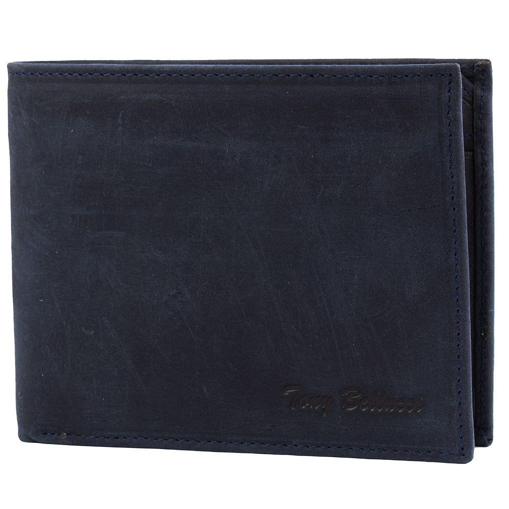 

Мужское кожаное портмоне (SHIT139-03) Tony Bellucci 12х9,5х2,5 см Синий 000157662