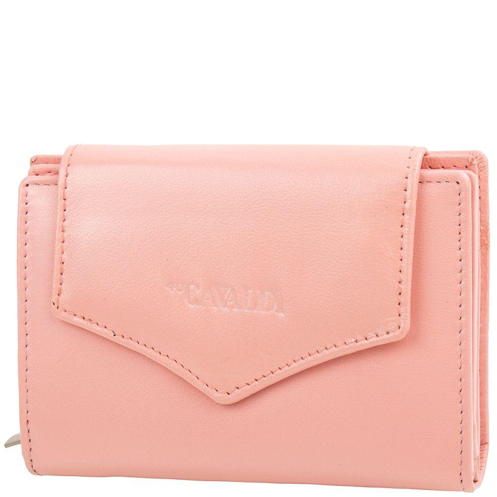 

Женский кожаный кошелек (DNKRD-01-GCL-salmon) 4U Cavaldi 9,5х13х3 см Розовый 000157611