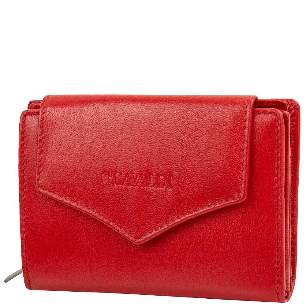 

Женский кожаный кошелек (DNKRD-01-GCL-red) 4U Cavaldi 9,5х13х3 см Красный 000157615