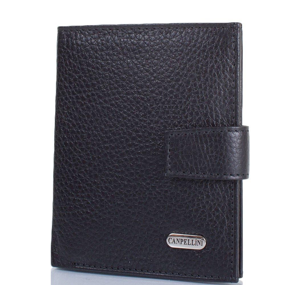 

Мужское кожаное портмоне (SHI1102-7) Canpellini 9,5х11,5х1,5 см Черный 000157645