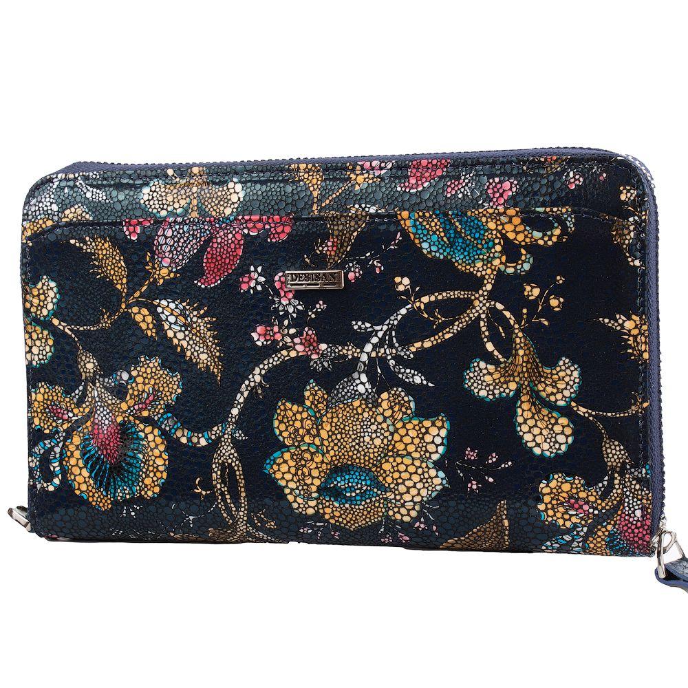 

Женский кожаный клатч-кошелек (SHI951-415) Desisan 22х13х2,5 см Синий 000157623