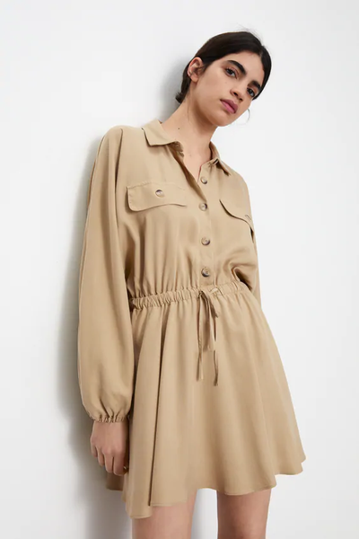 

Платье Zara S бежевое (1203-913)