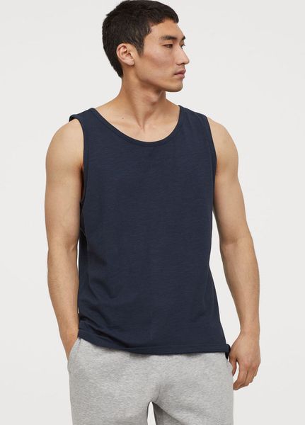 

Майка H&M L синяя (1204-052)