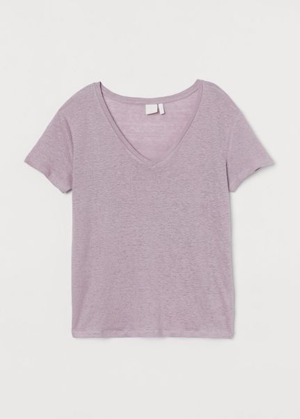 

Футболка H&M M сиреневая (1203-658)