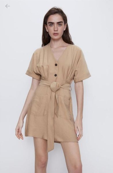 

Платье Zara L бежевое (1203-916)