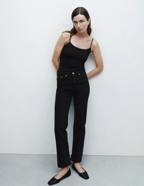 

Майка Zara S чёрная (1203-595)