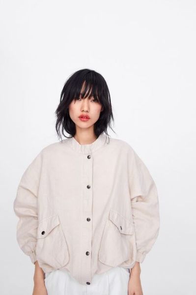

Ветровка Zara S бежевая (1203-918)