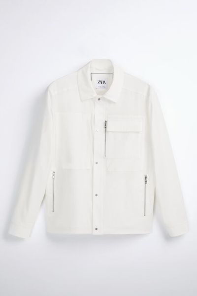 

Ветровка Zara M белая (1203-844)