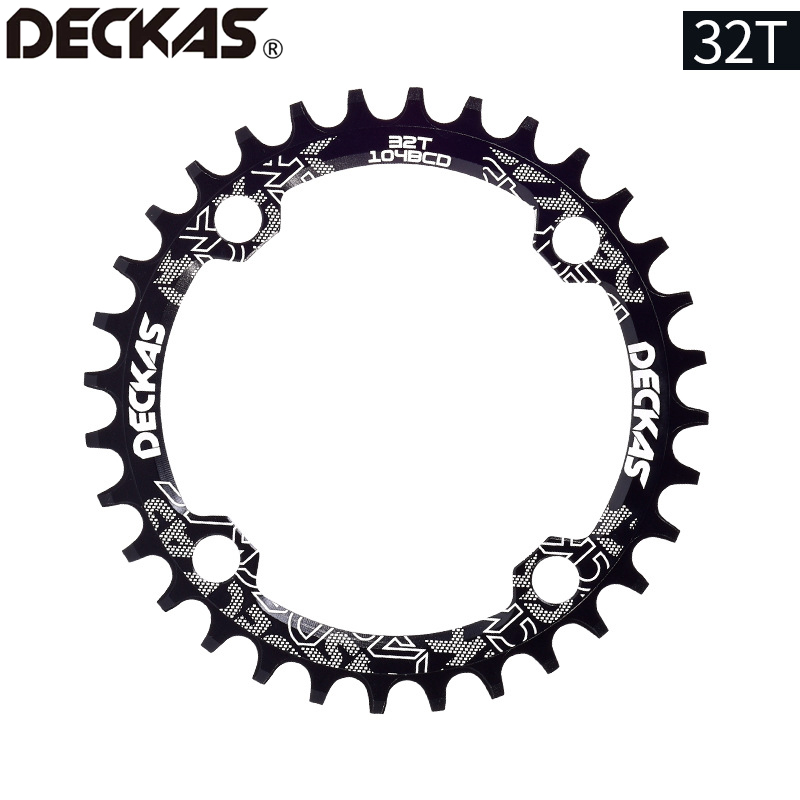 

Зірка неспадайка DECKAS Narrow Wide 32Т 104BCD Чорного кольору (CN190007-DC32BK)