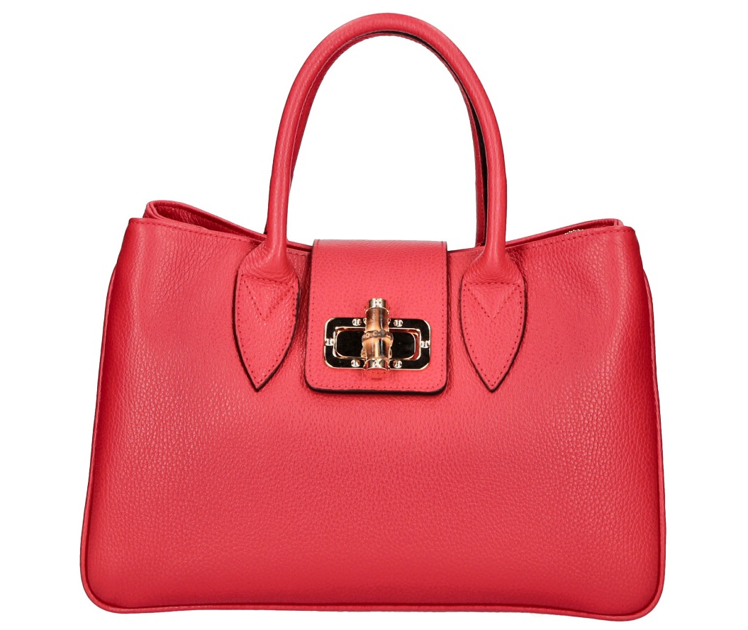 

Женская кожаная сумка Bottega Carele BC168 red
